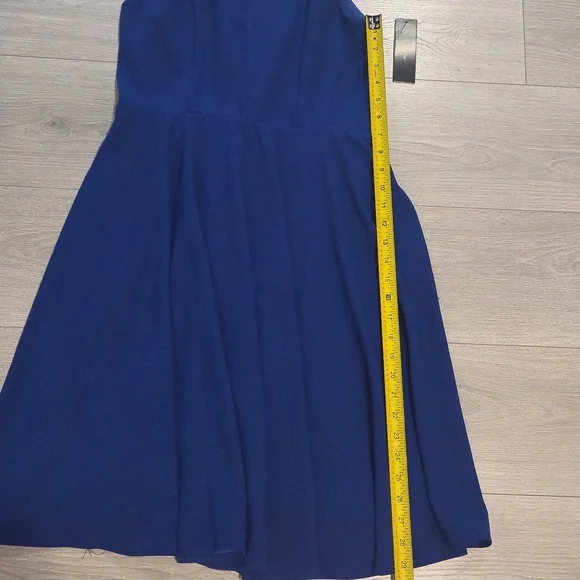 NWT- Irresistible Charm Royal Blue Midi Dress - Picture 7 of 8